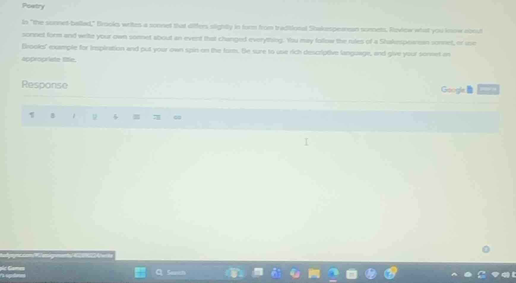 poetry in \the sonnet-ballad,\ brooks writes a sonnet that differs slig…