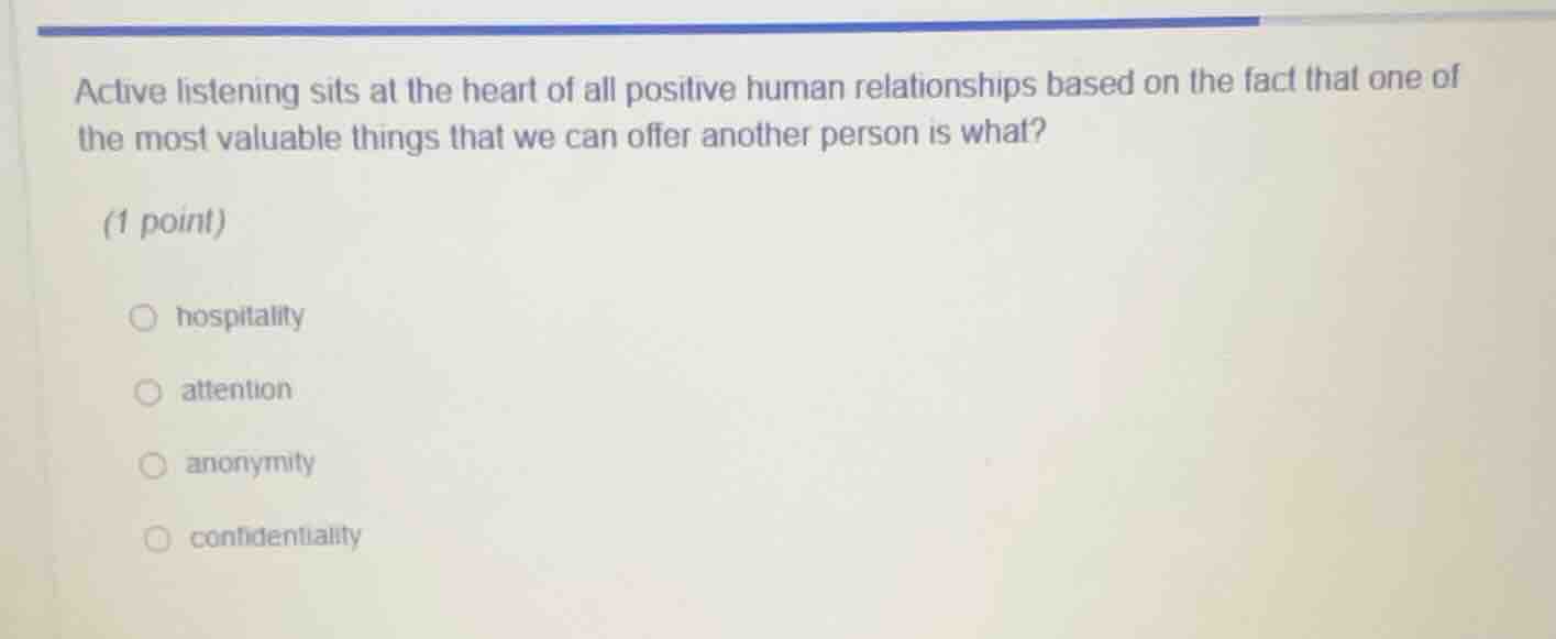 active listening sits at the heart of all positive human relationships …