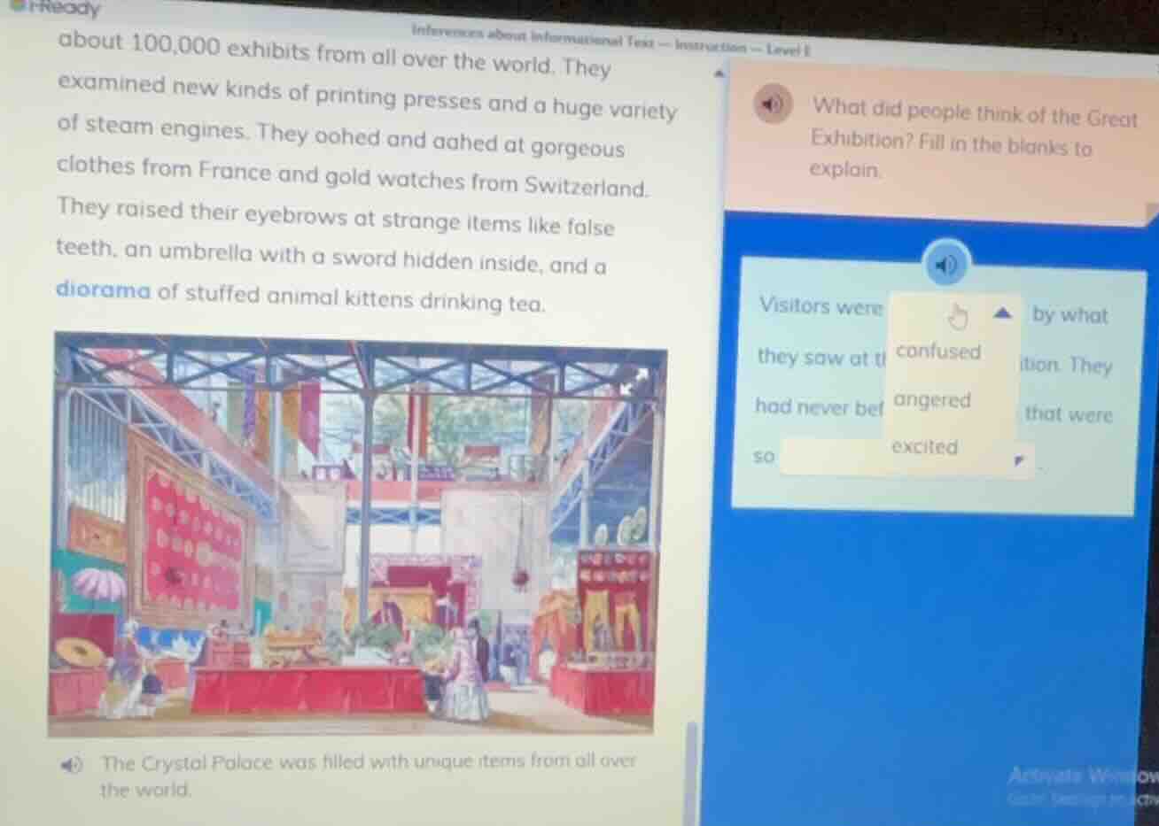 inferences about informational text — instruction — level e about 100,0…