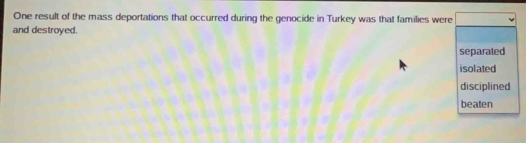 one result of the mass deportations that occurred during the genocide i…