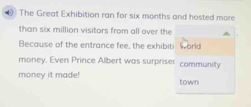 the great exhibition ran for six months and hosted more than six millio…