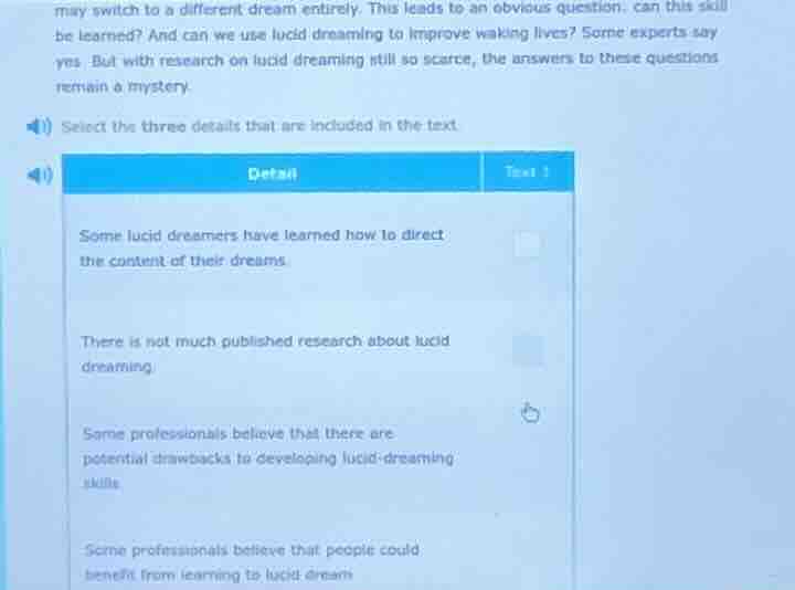 may switch to a different dream entirely. this leads to an obvious ques…