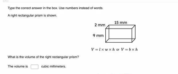 type the correct answer in the box. use numbers instead of words. a rig…