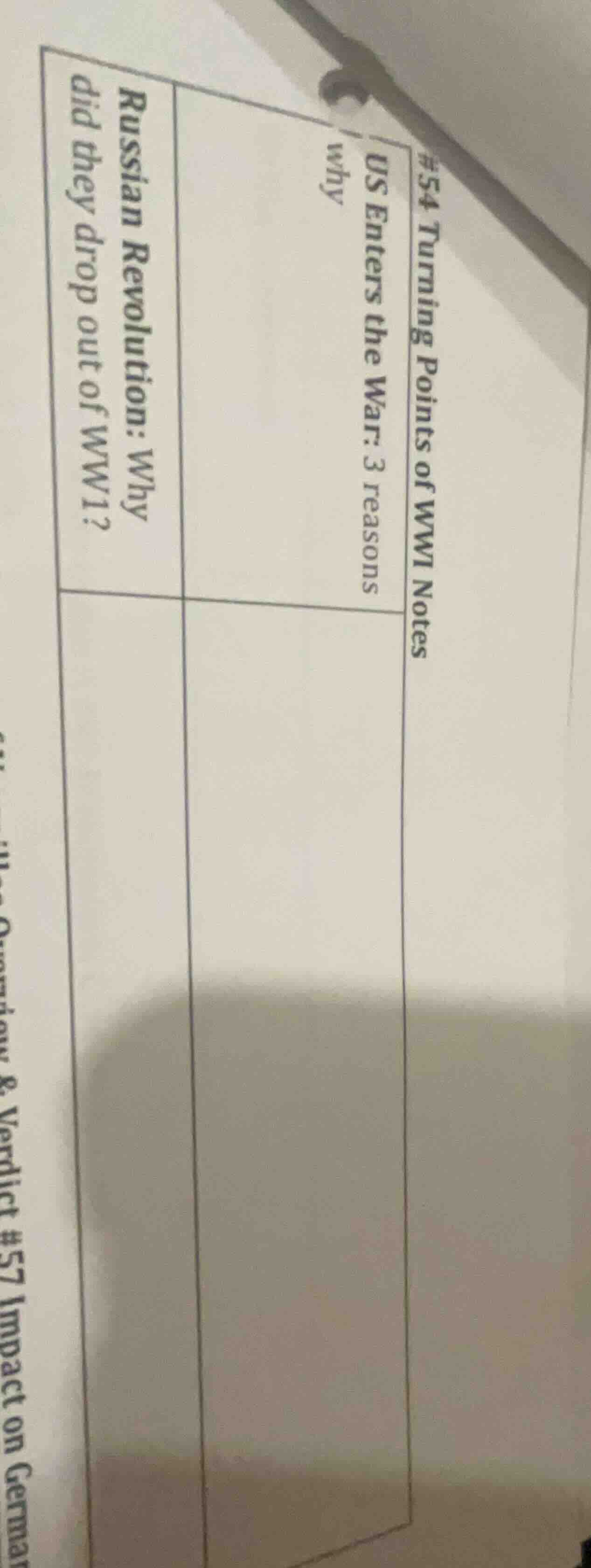 #54 turning points of wwi notes us enters the war: 3 reasons why russia…