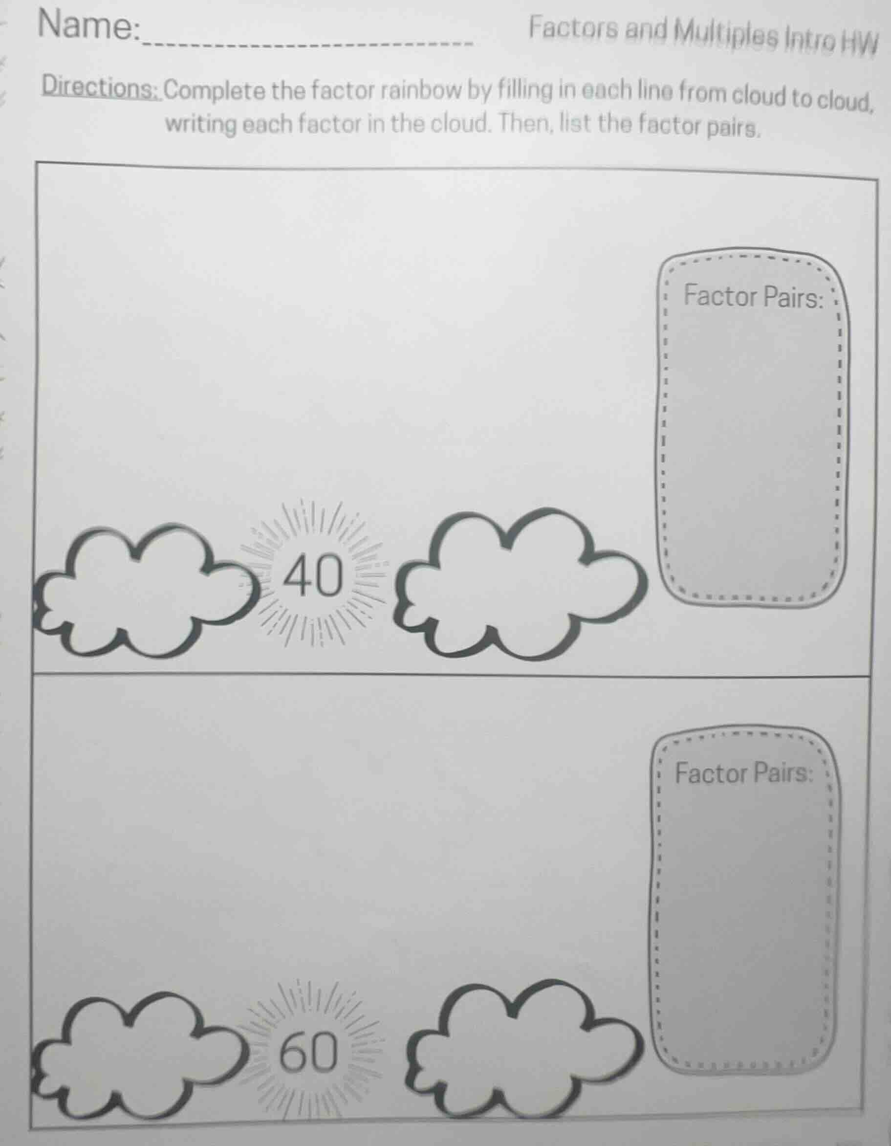 name:___________________________ factors and multiples intro hw directi…