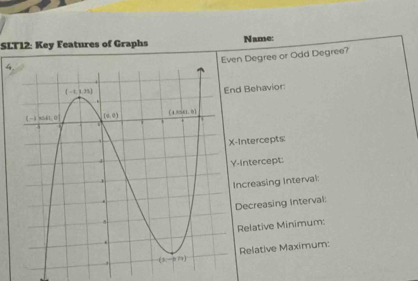slt12: key features of graphs name: 4. even degree or odd degree? end b…