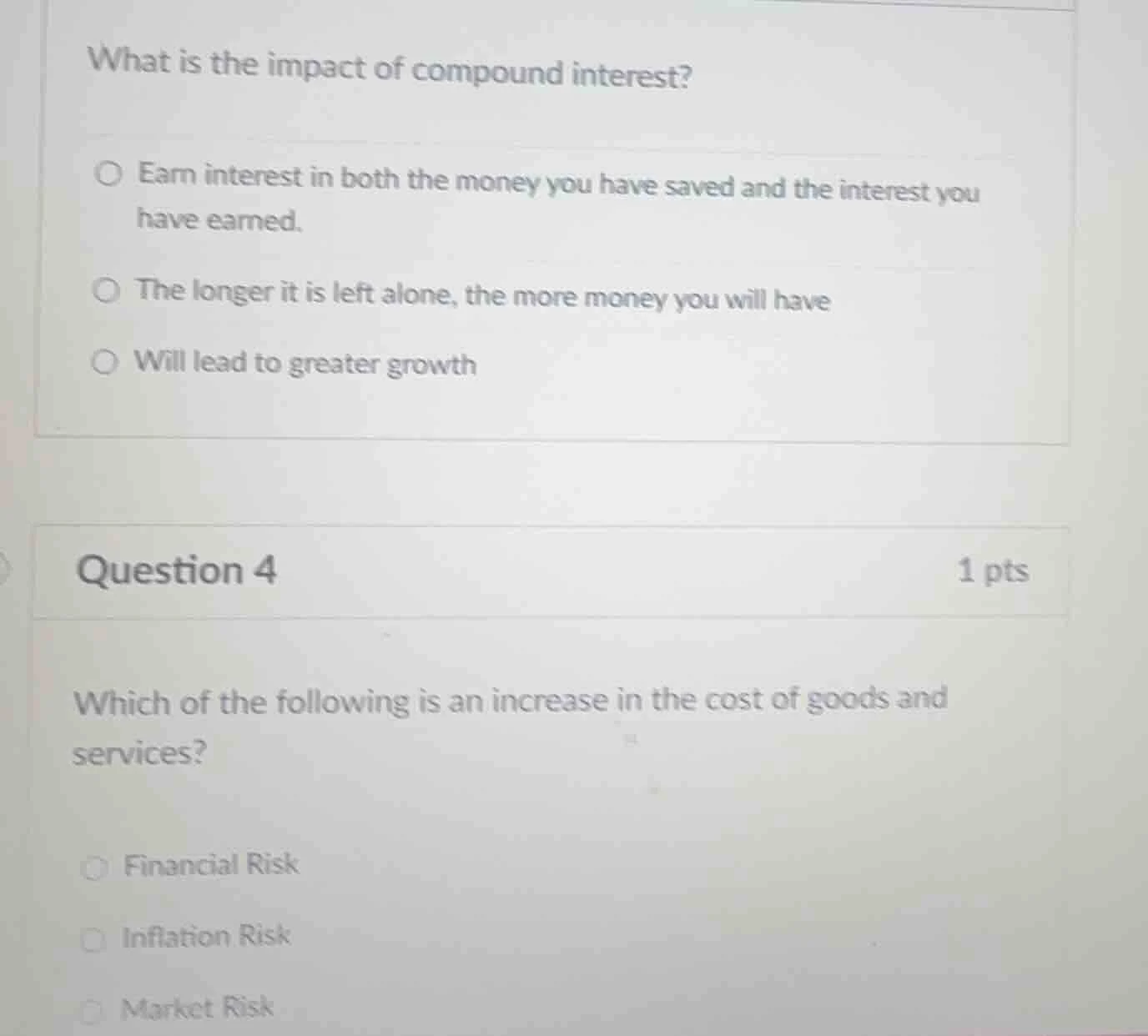 what is the impact of compound interest?○ earn interest in both the mon…