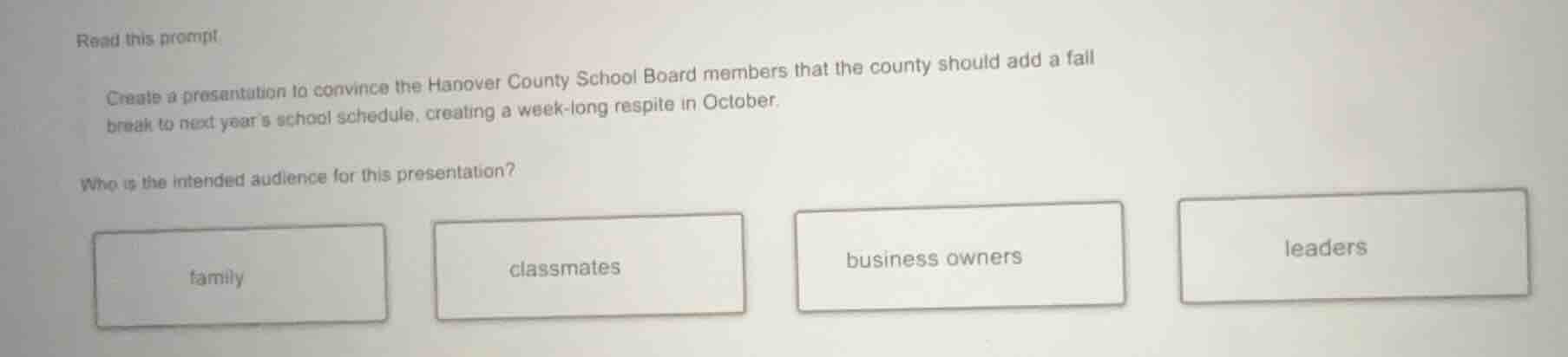 read this prompt create a presentation to convince the hanover county s…