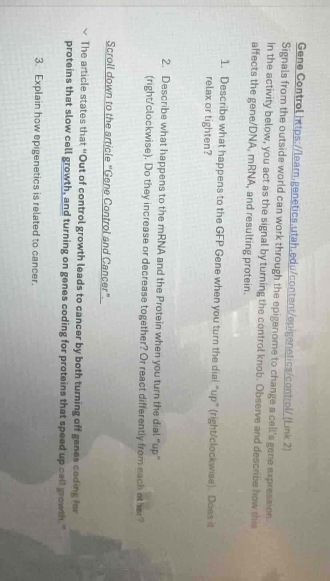 gene control https://learn.genetics.utah.edu/content/epigenetics/contro…