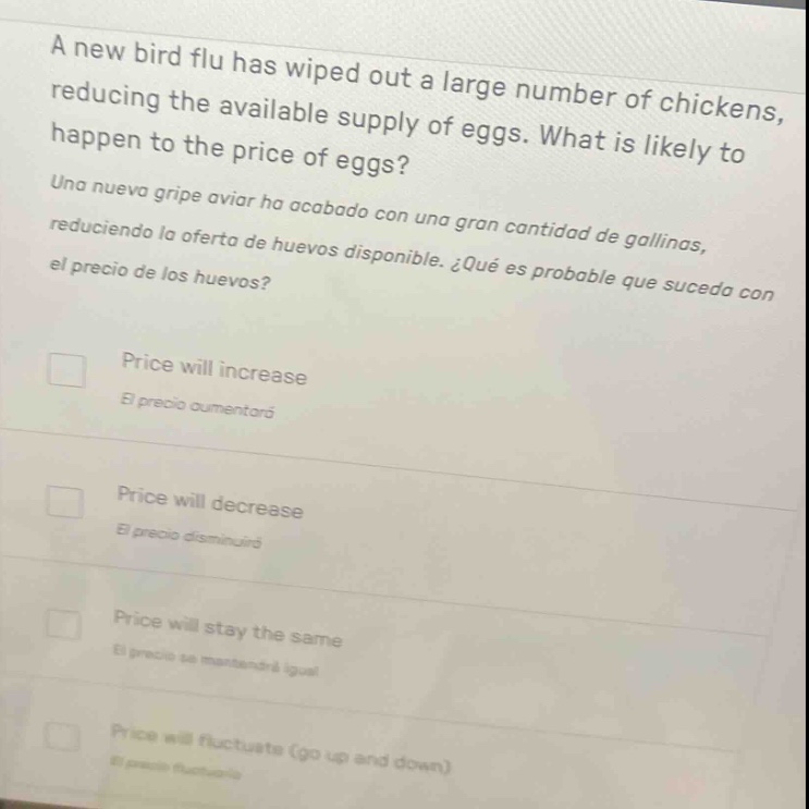 a new bird flu has wiped out a large number of chickens, reducing the a…