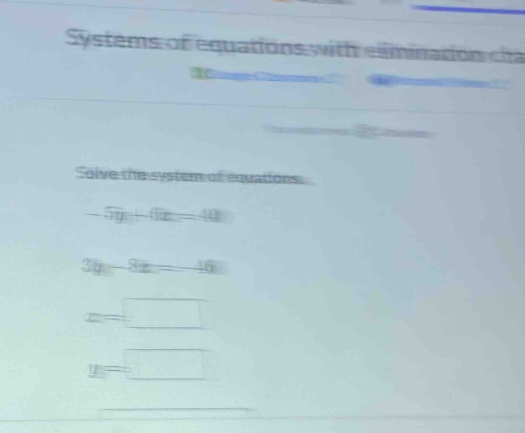 systems of equations with elimination cha solve the system of equations…