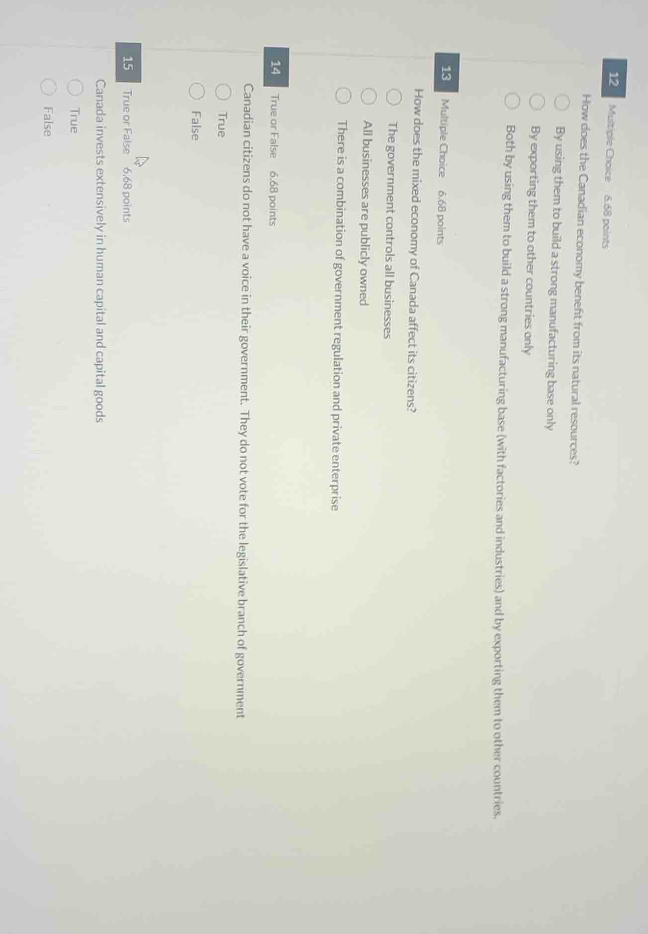 12 multiple choice 6.68 points how does the canadian economy benefit fr…