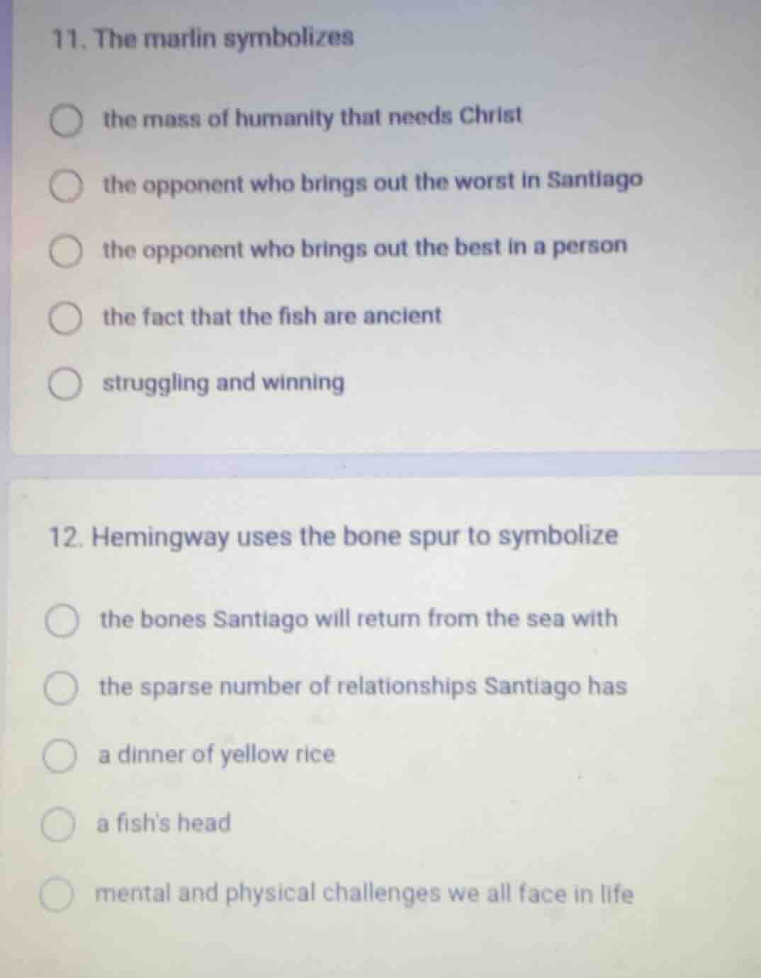 11. the marlin symbolizesthe mass of humanity that needs christthe oppo…