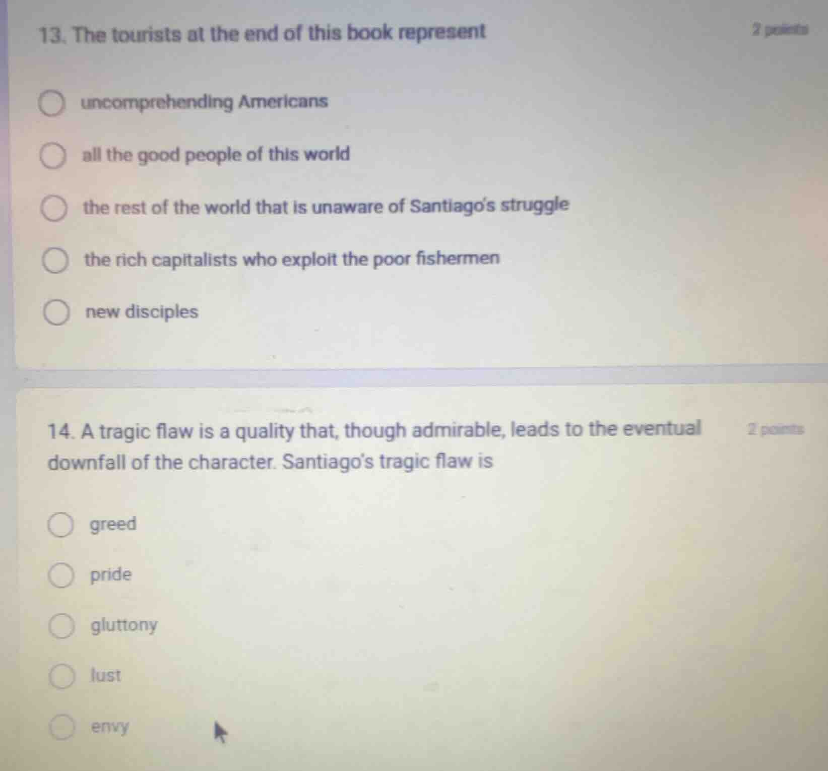 13. the tourists at the end of this book represent2 pointsuncomprehendi…