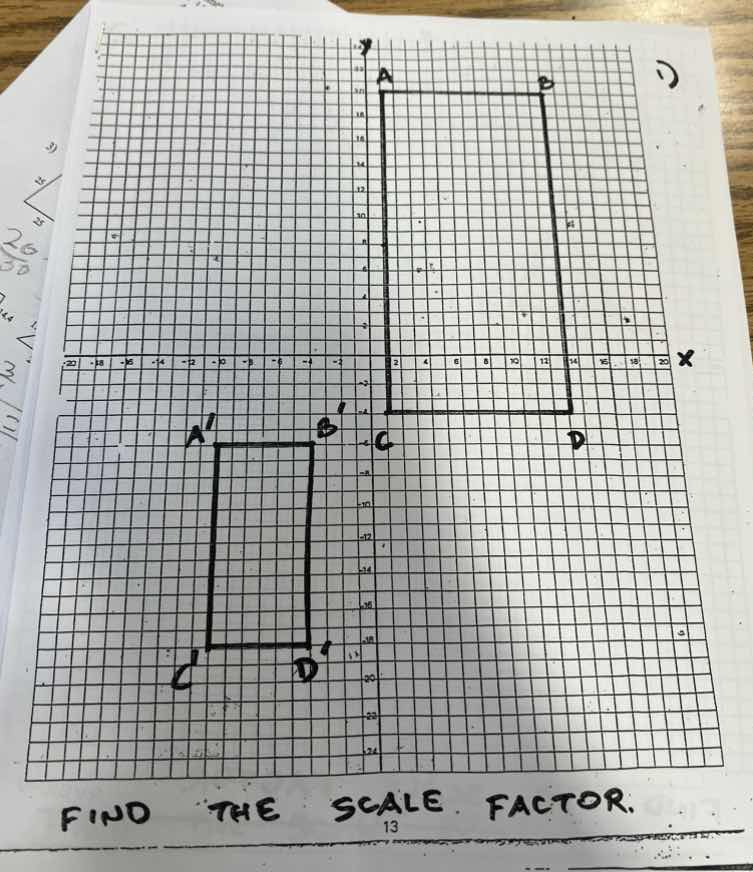 find the scale factor.
