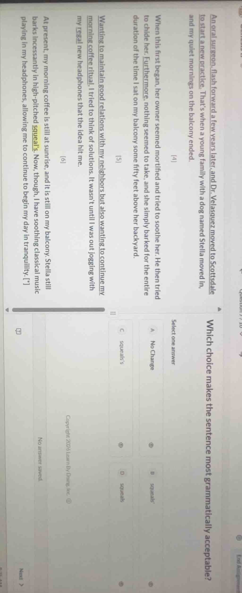 an oral surgeon, flash forward a few years later, and dr. velasquez mov…