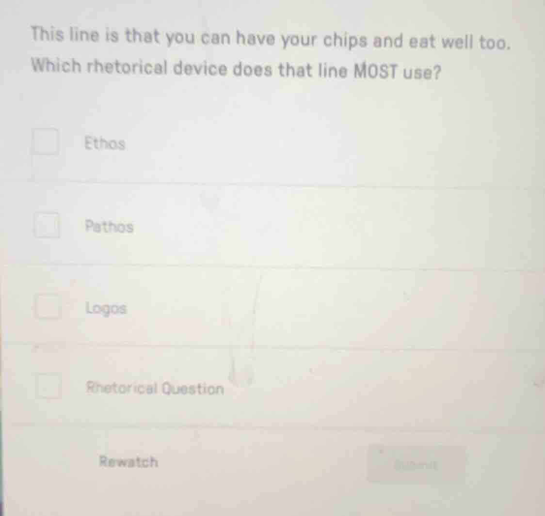 this line is that you can have your chips and eat well too. which rheto…