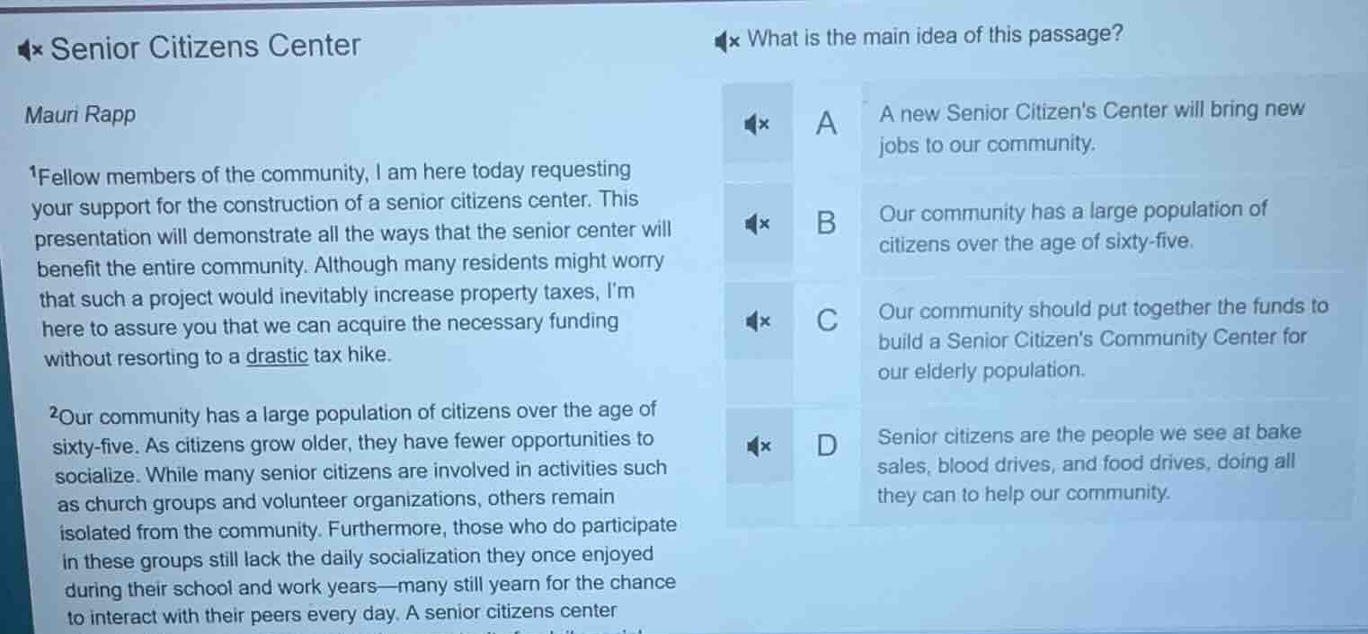 senior citizens center mauri rapp 1fellow members of the community, i a…