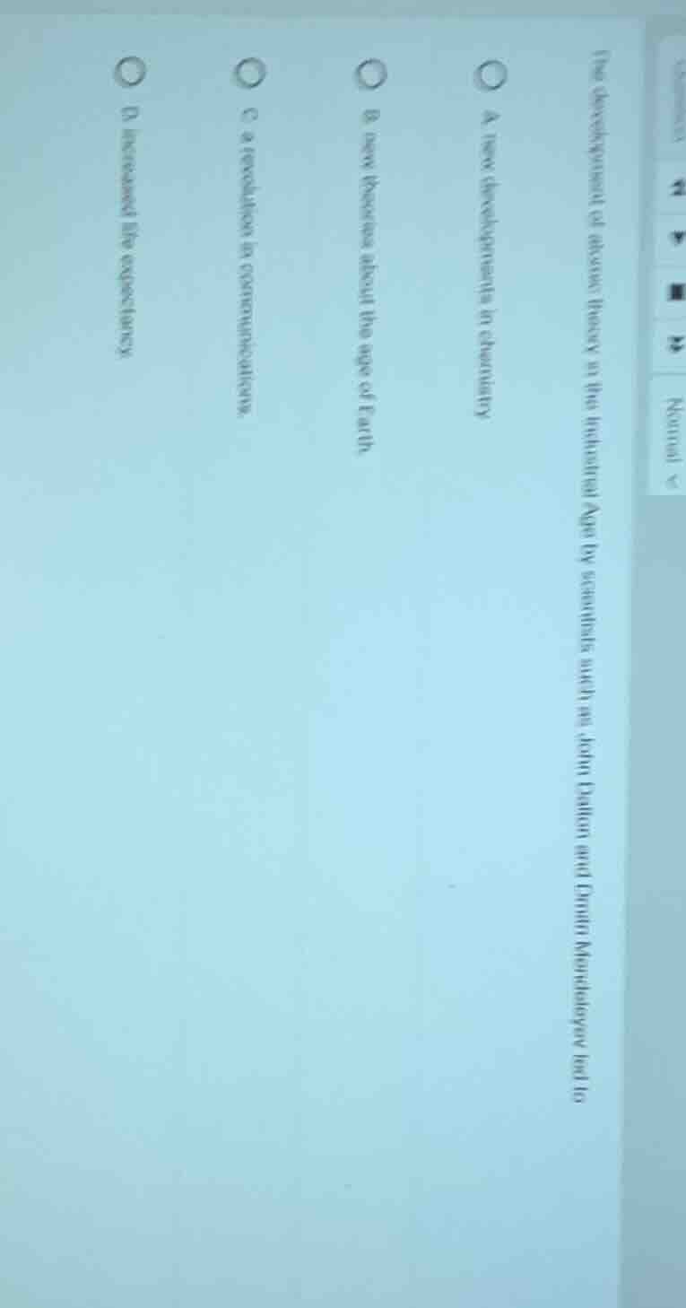 the development of atomic theory in the industrial age by scientists su…