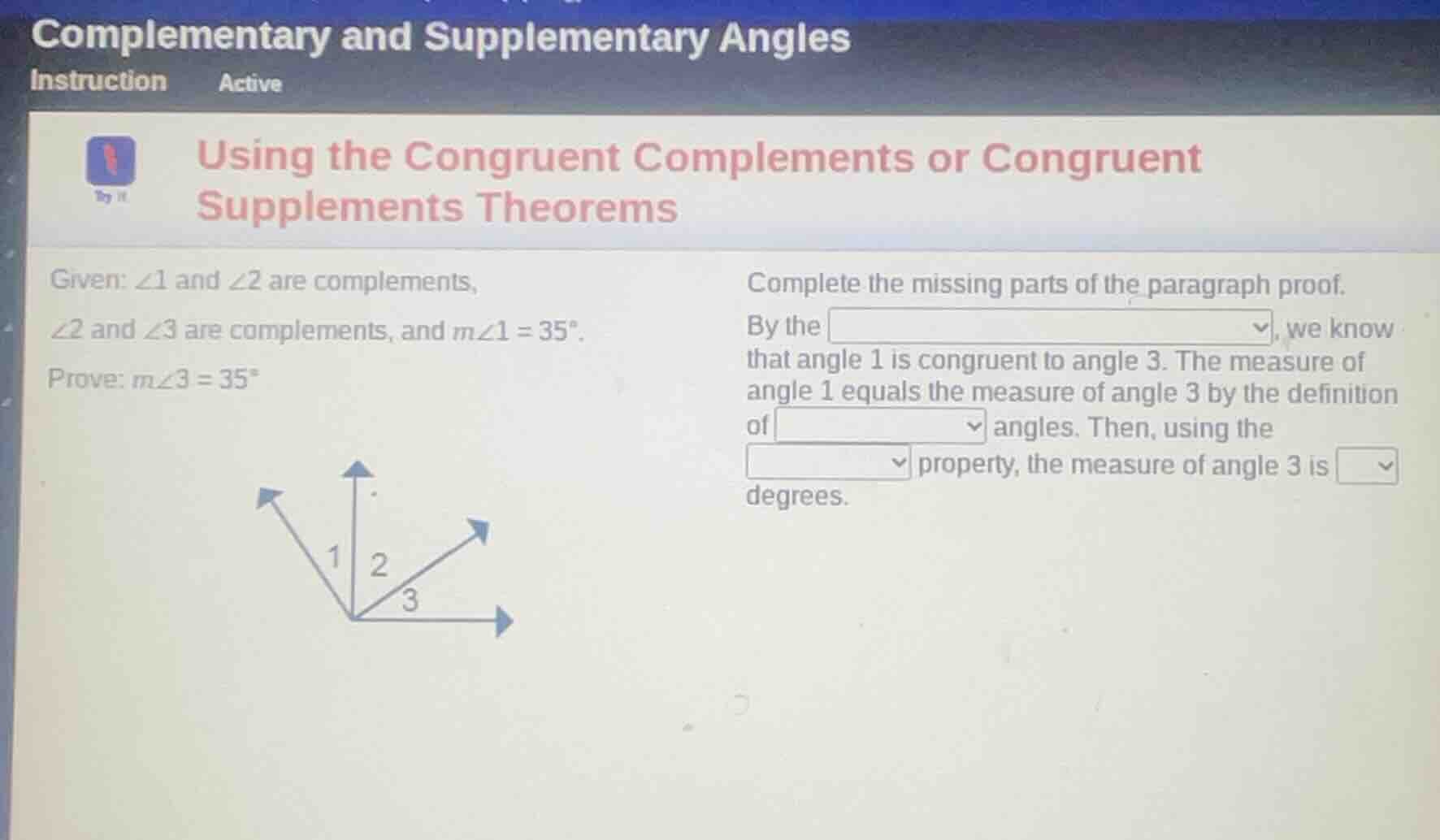 complementary and supplementary angles instruction active using the con…
