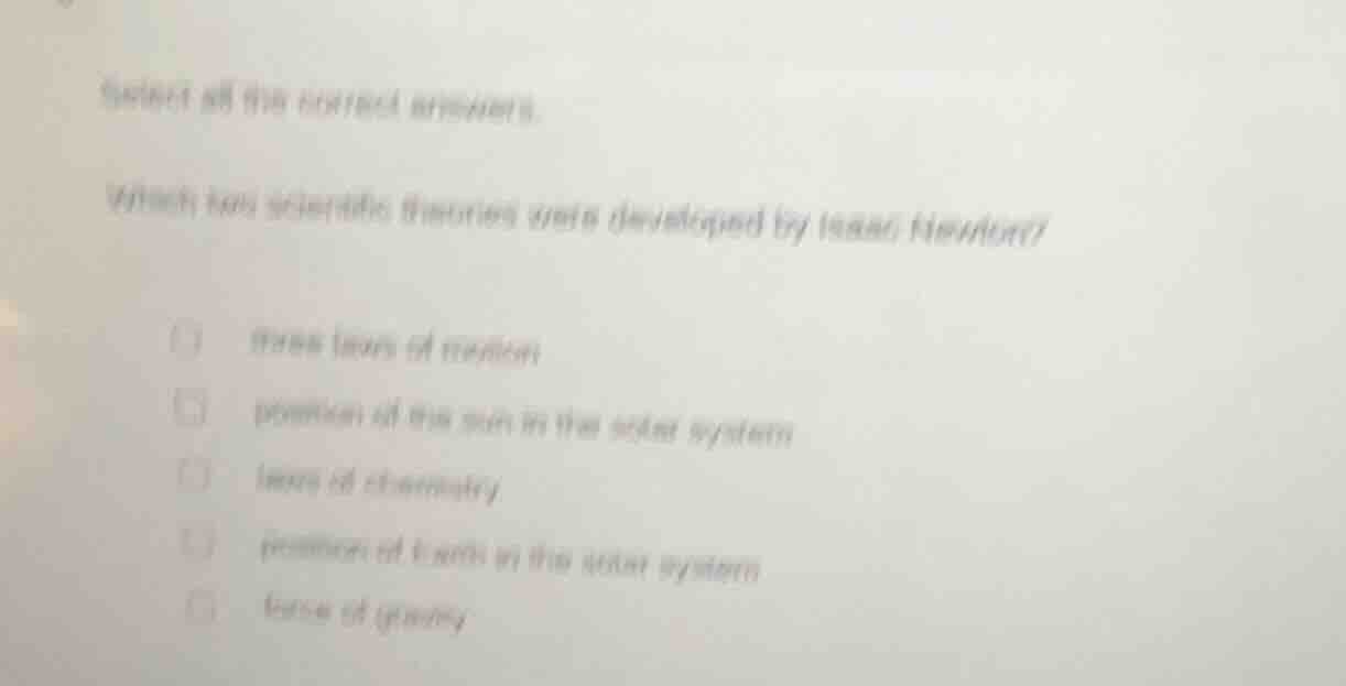 select all the correct answers. which two scientific theories were deve…