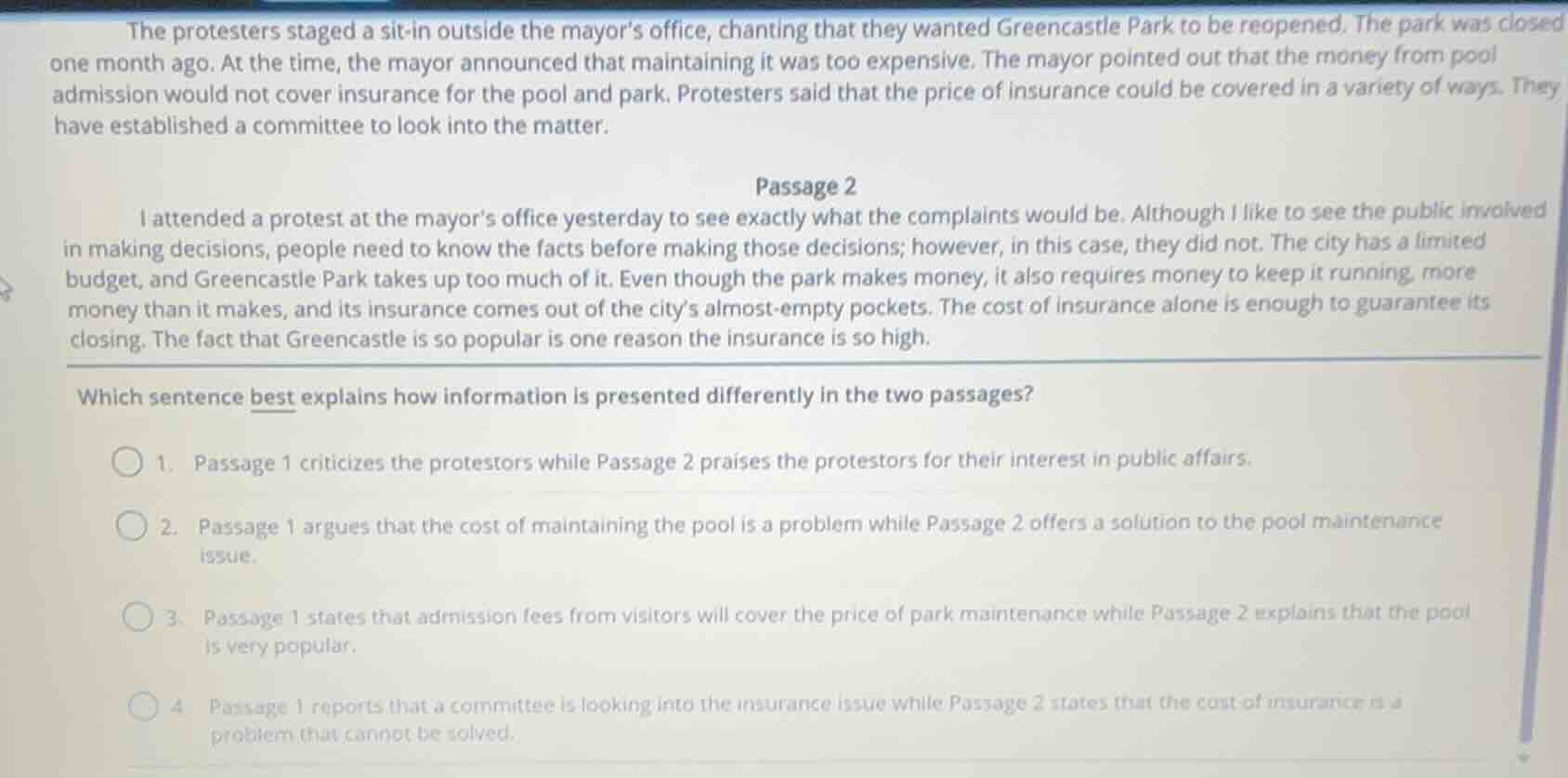 the protesters staged a sit-in outside the mayors office, chanting that…