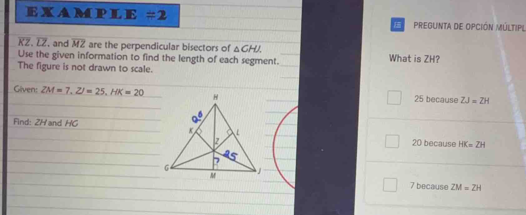 example #2 $overline{kz}$, $overline{lz}$, and $overline{mz}$ are the p…