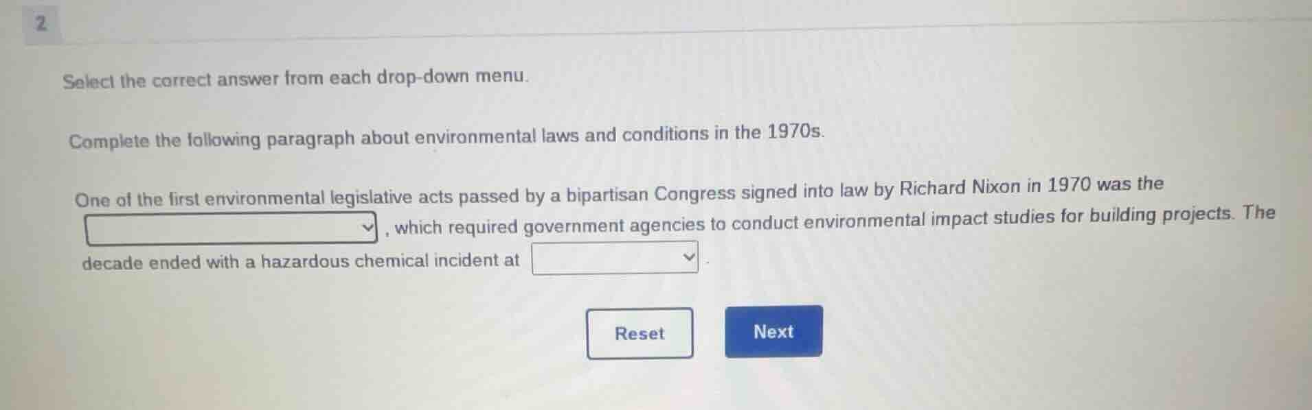2 select the correct answer from each drop-down menu. complete the foll…