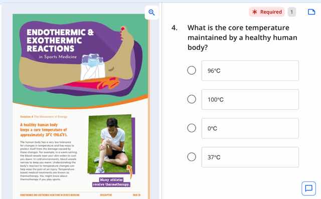 4. what is the core temperature maintained by a healthy human body?○ 96…