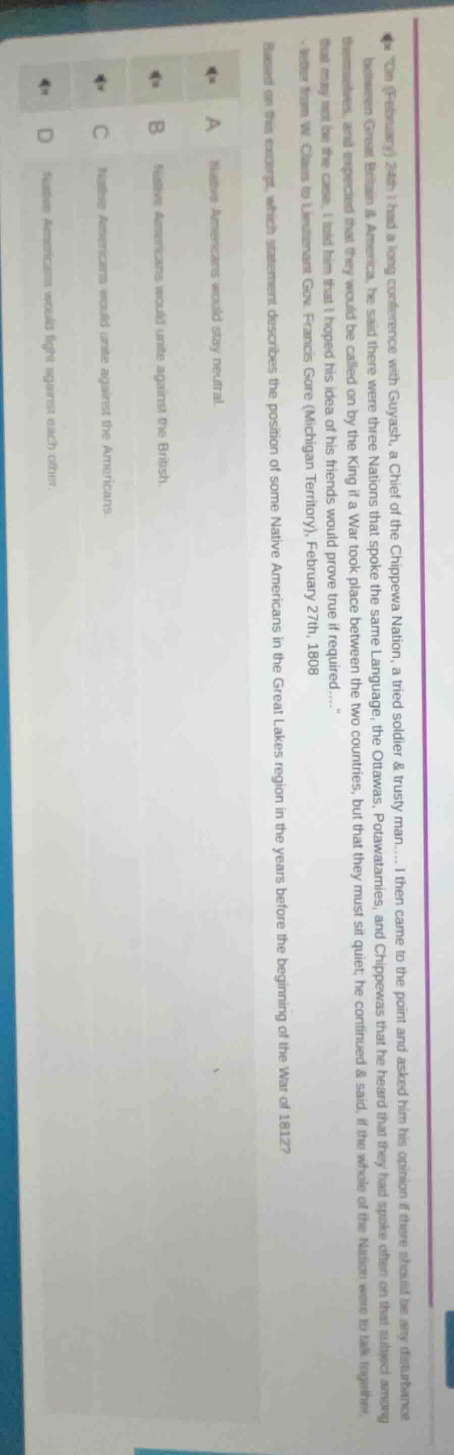 on (february) 24th i had a long conference with guyash, a chief of the …