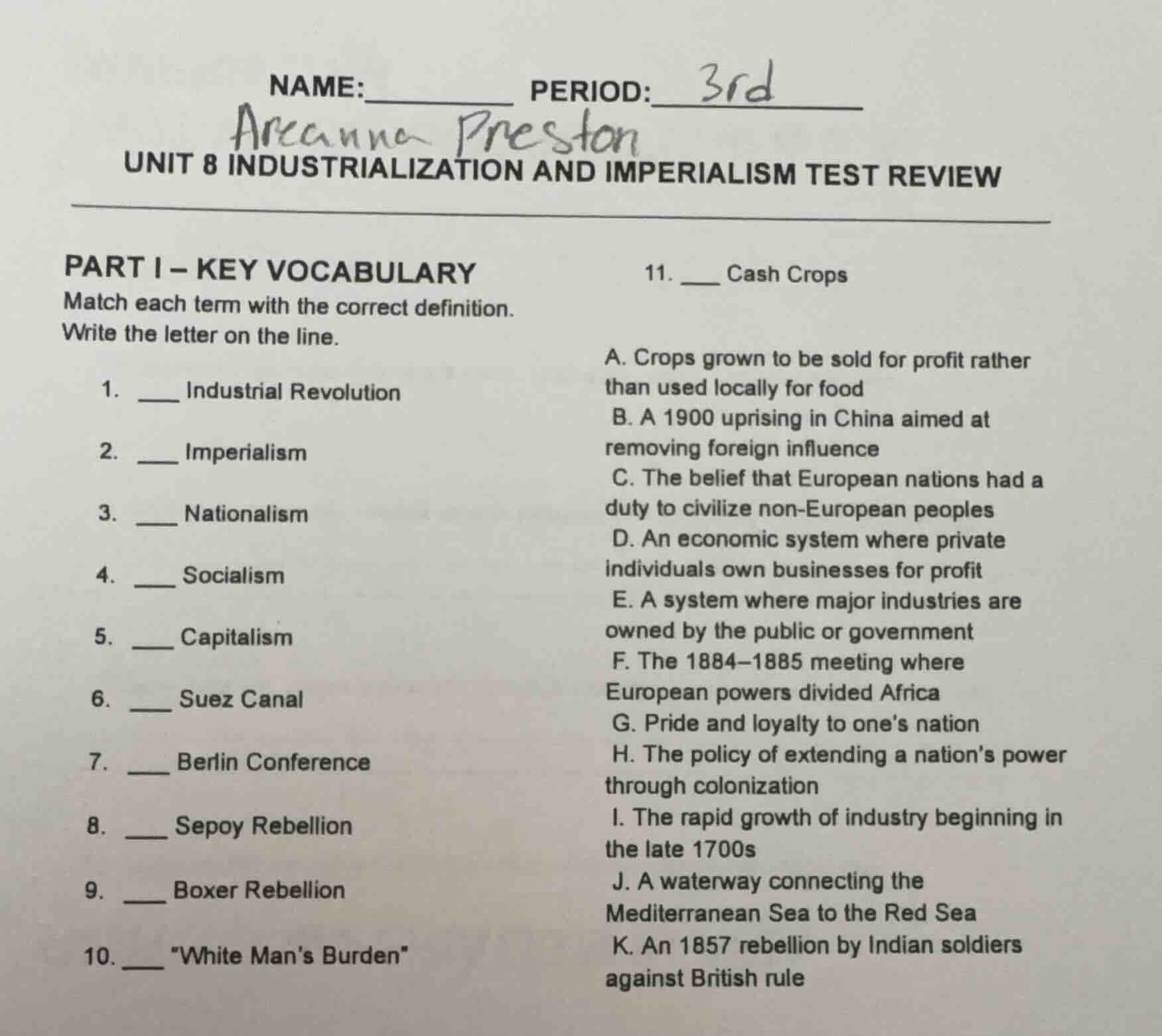 name:________ period:____3rd_____areanna prestonunit 8 industrializatio…