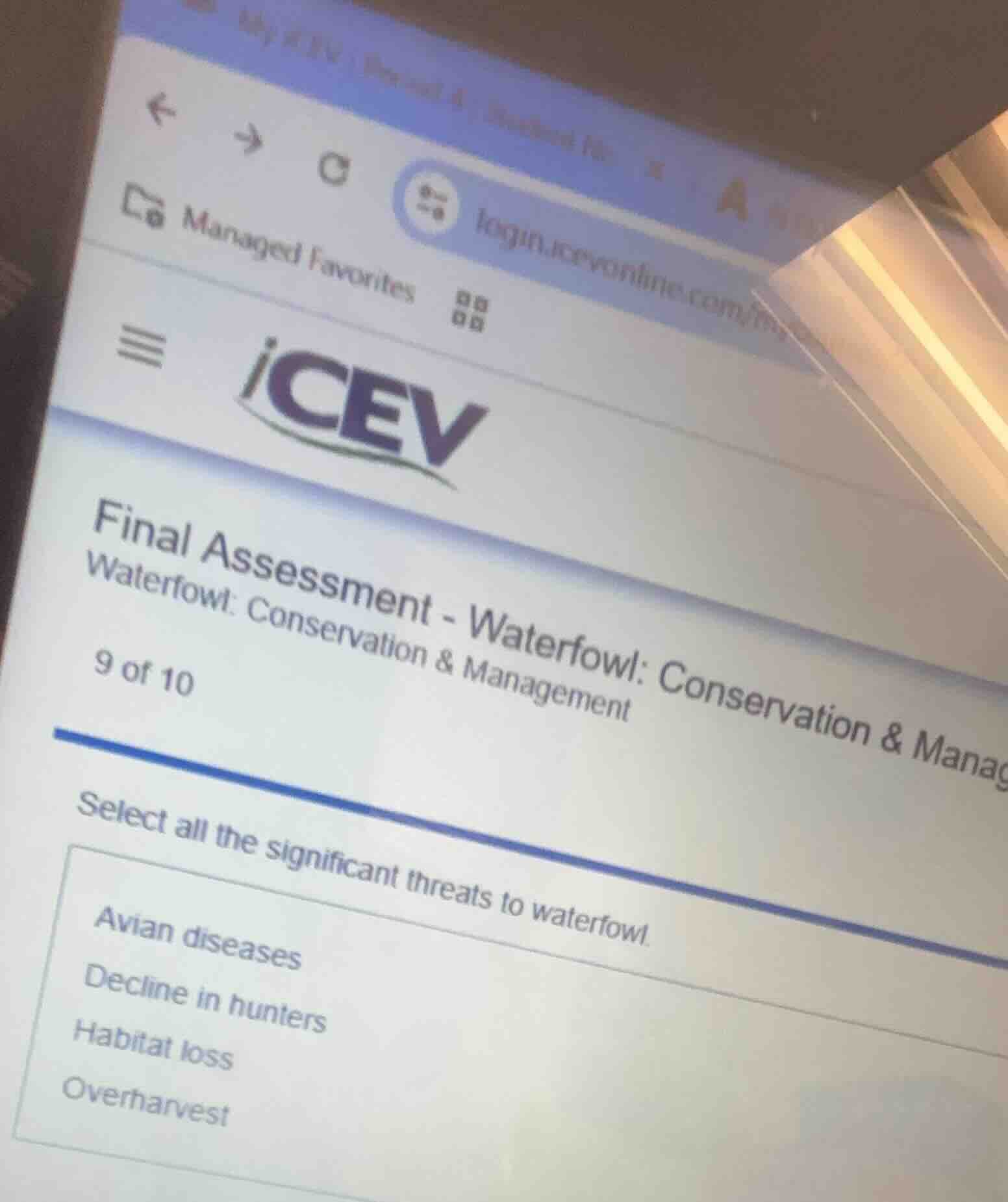 final assessment - waterfowl: conservation & managementwaterfowl: conse…