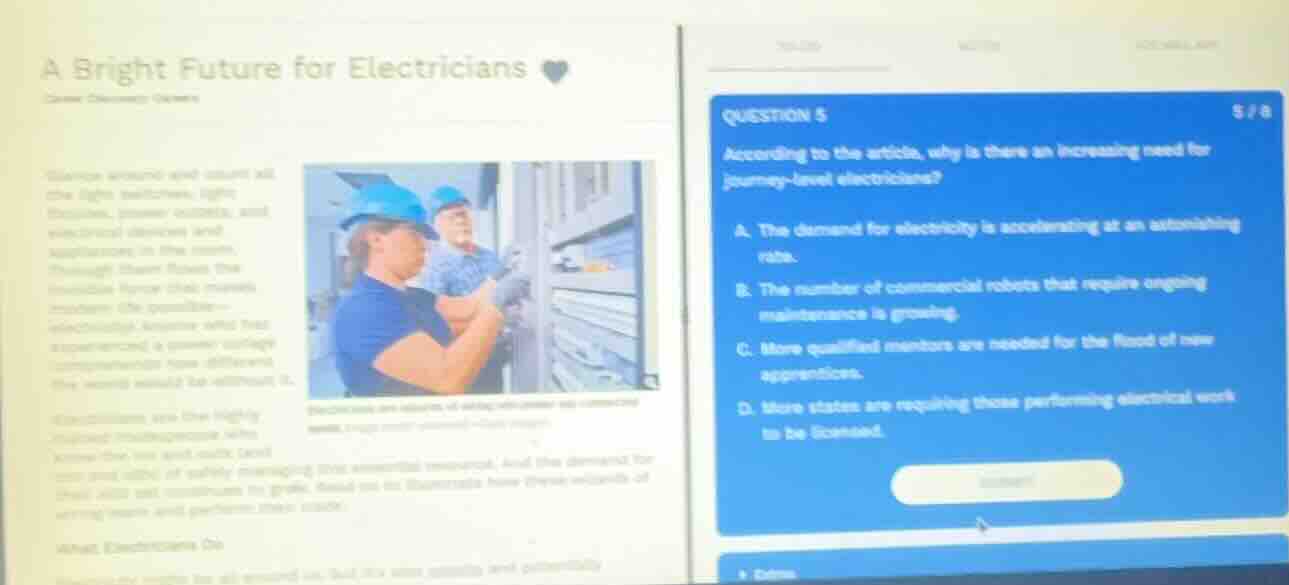 a bright future for electricians glance around and count all the light …