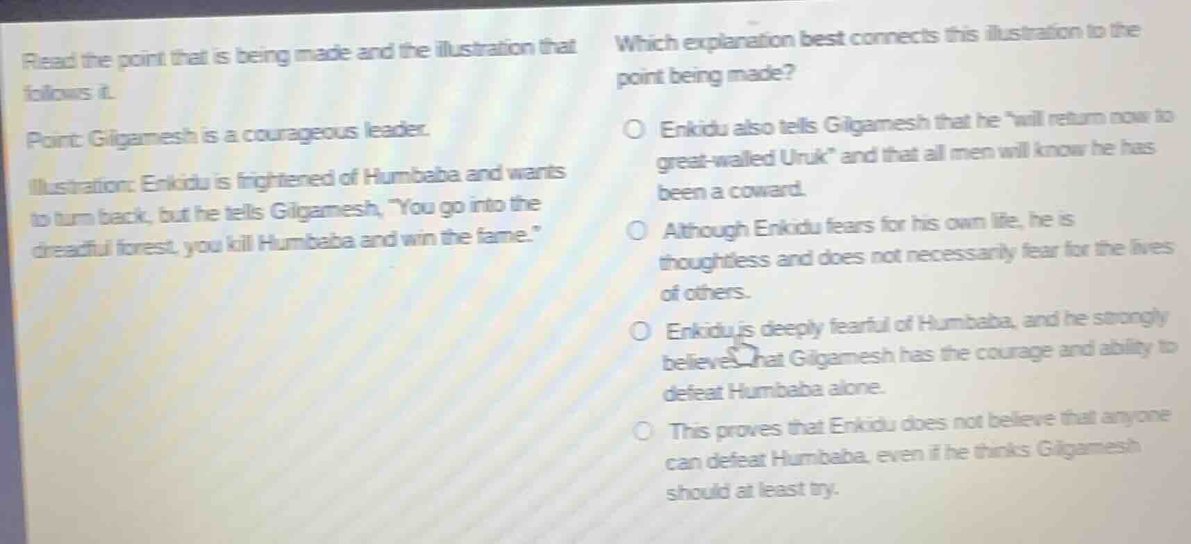 read the point that is being made and the illustration that follows it.…