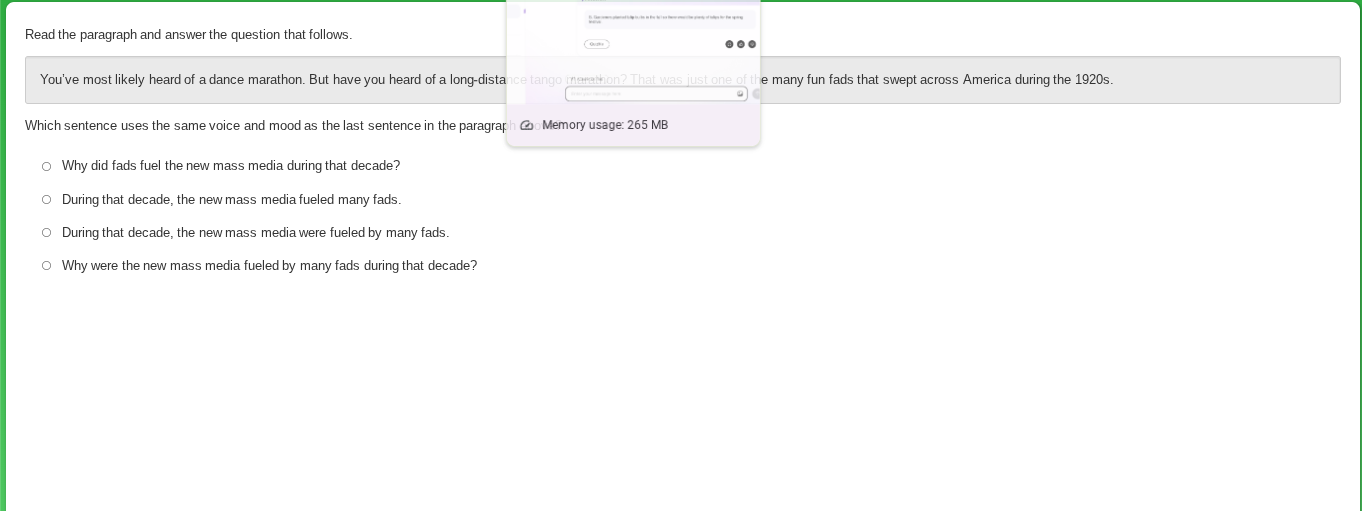 read the paragraph and answer the question that follows. youve most lik…