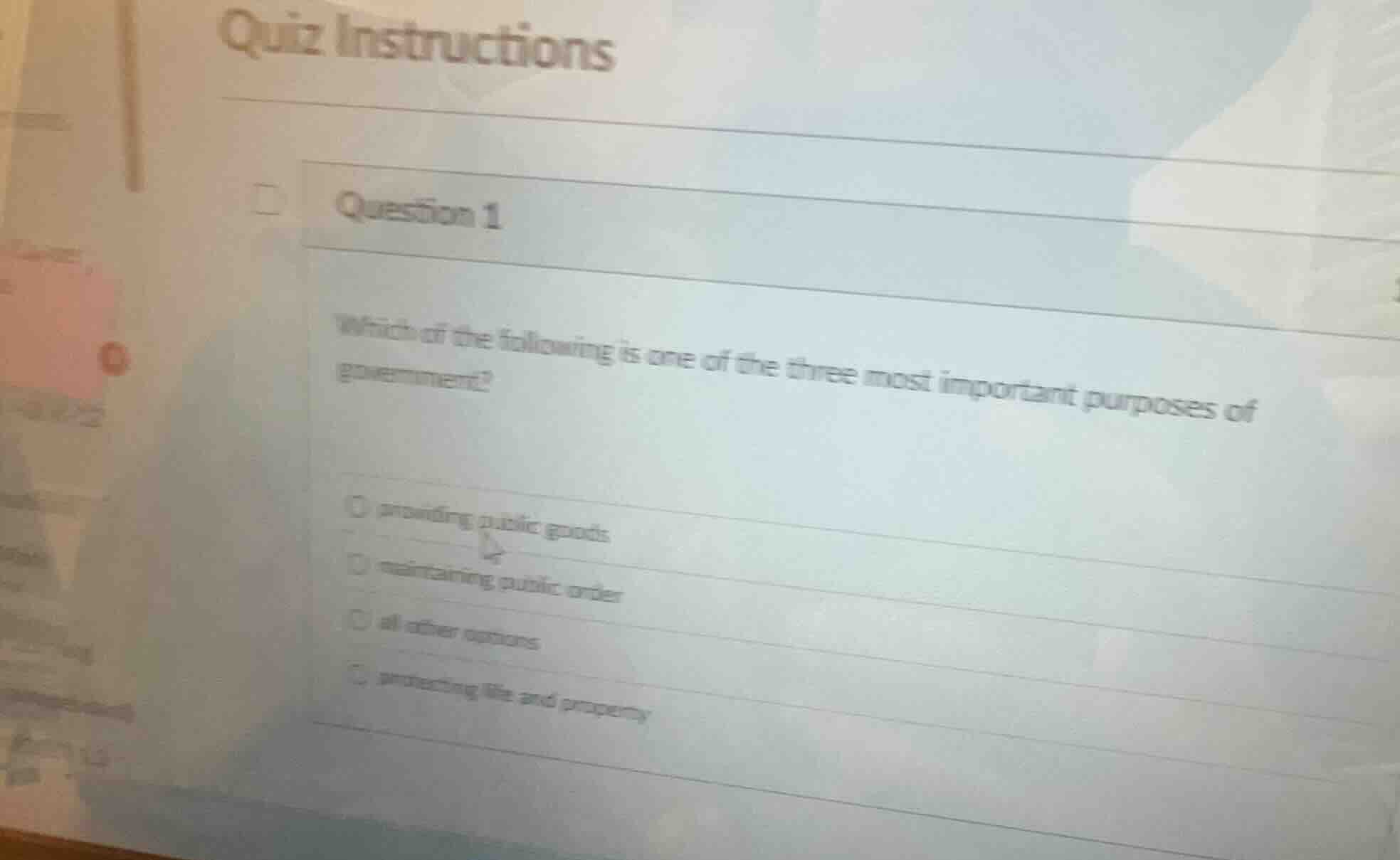 quiz instructions question 1 which of the following is one of the three…