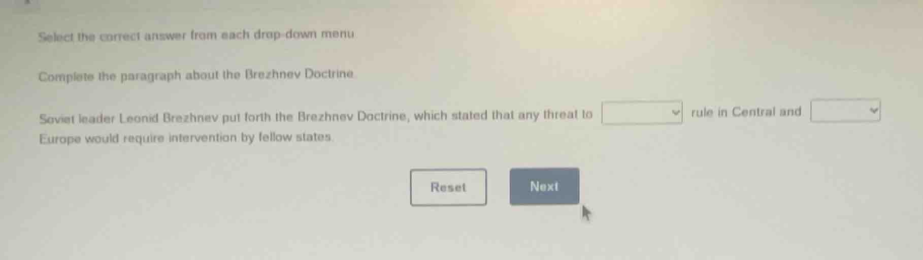 select the correct answer from each drop-down menu complete the paragra…