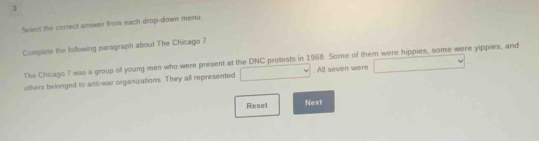 3 select the correct answer from each drop-down menu. complete the foll…