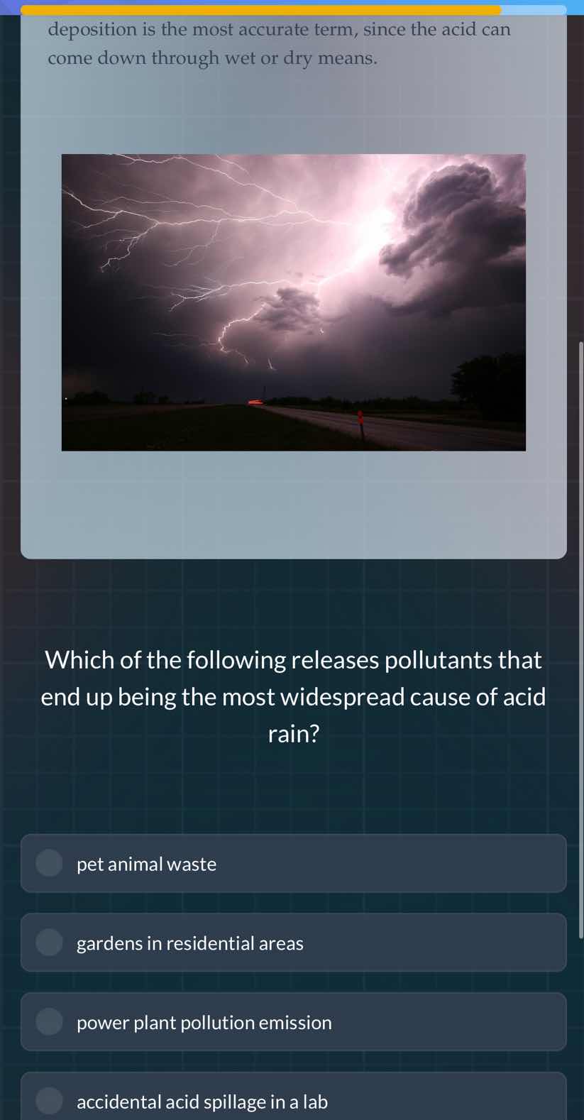 deposition is the most accurate term, since the acid can come down thro…