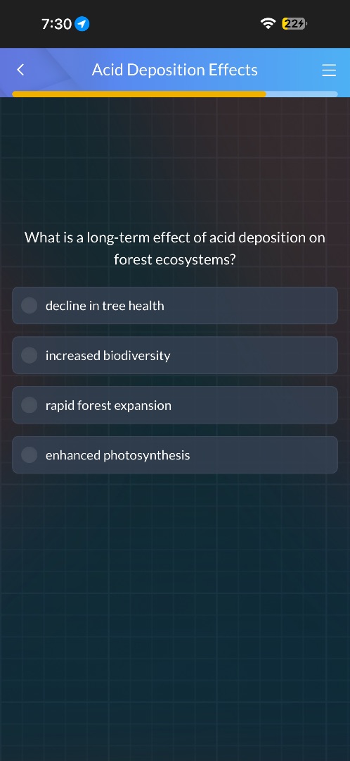 acid deposition effects what is a long-term effect of acid deposition o…