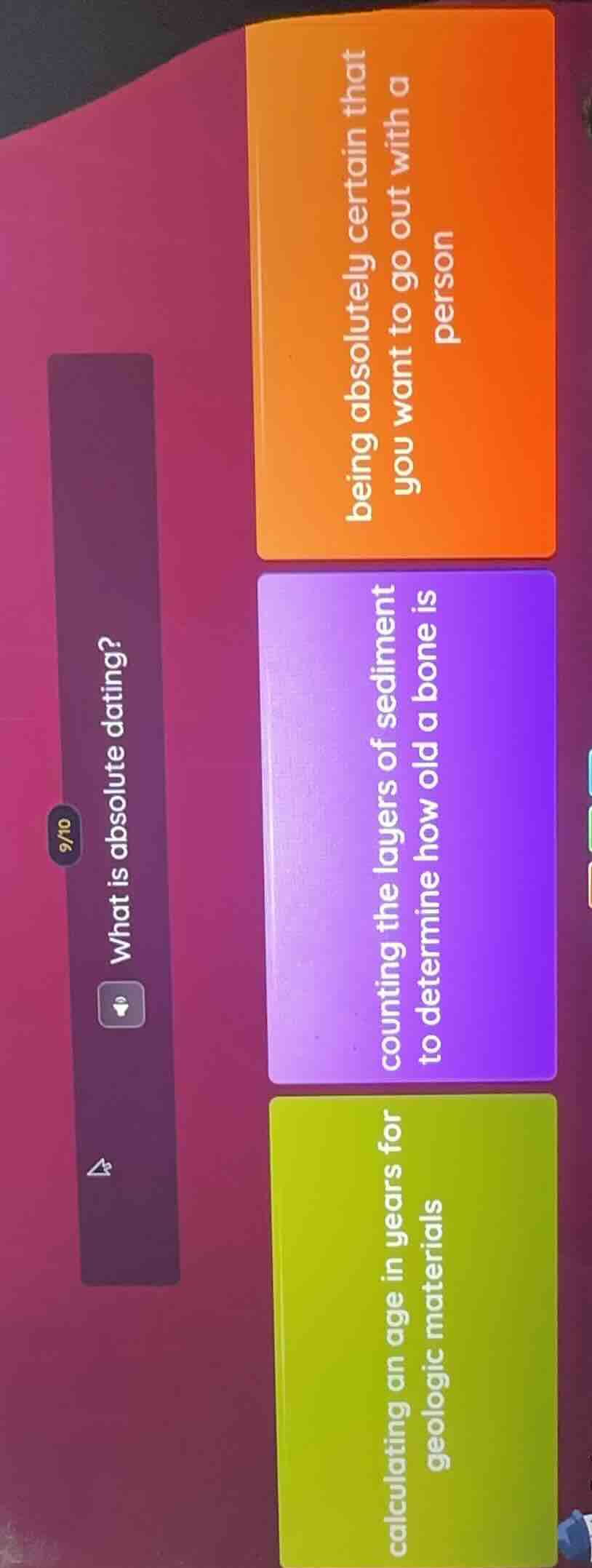 9/10 what is absolute dating? being absolutely certain that you want to…