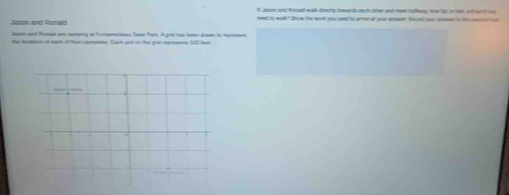 jason and ronald jason and ronald are camping at fortune island state p…