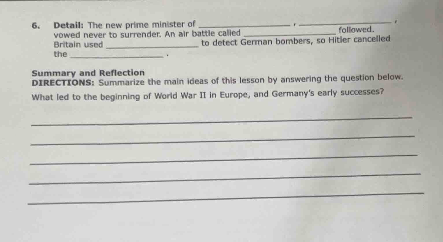 6. detail: the new prime minister of _______________, _______________, …