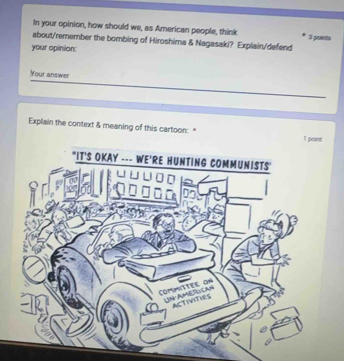 * 3 points in your opinion, how should we, as american people, think ab…