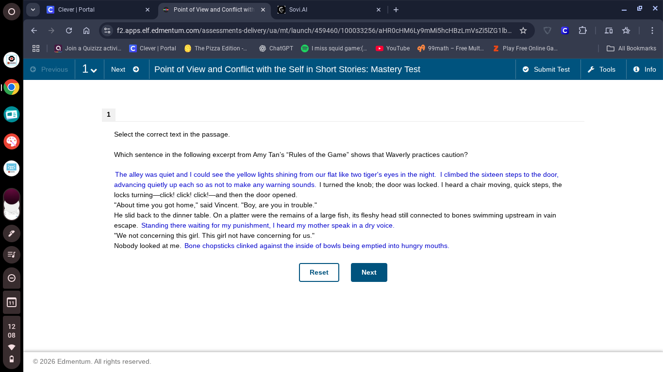 1 select the correct text in the passage. which sentence in the followi…