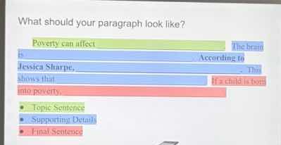 what should your paragraph look like? poverty can affect the brain is a…