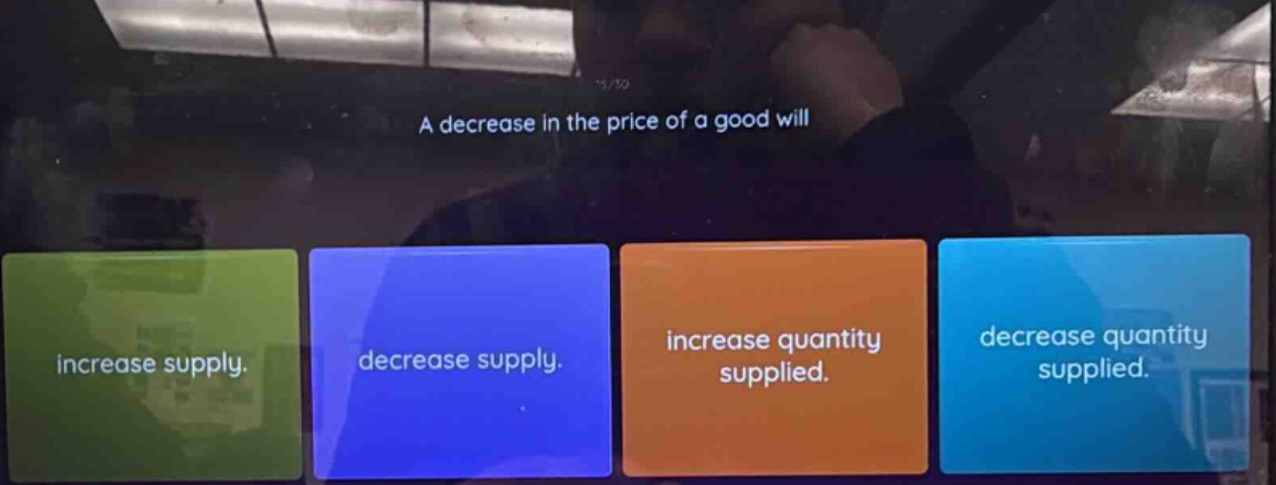 a decrease in the price of a good will increase supply. decrease supply…