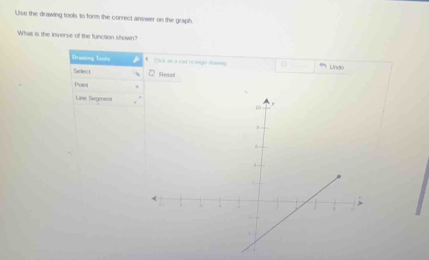 use the drawing tools to form the correct answer on the graph. what is …