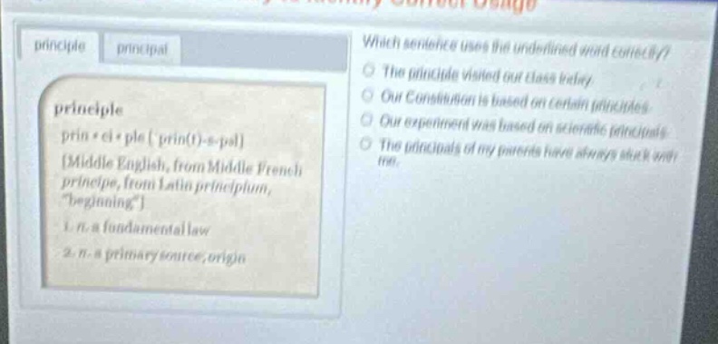 principle principal principle prin·ci·ple ˈprin(t)s-pəl middle english,…