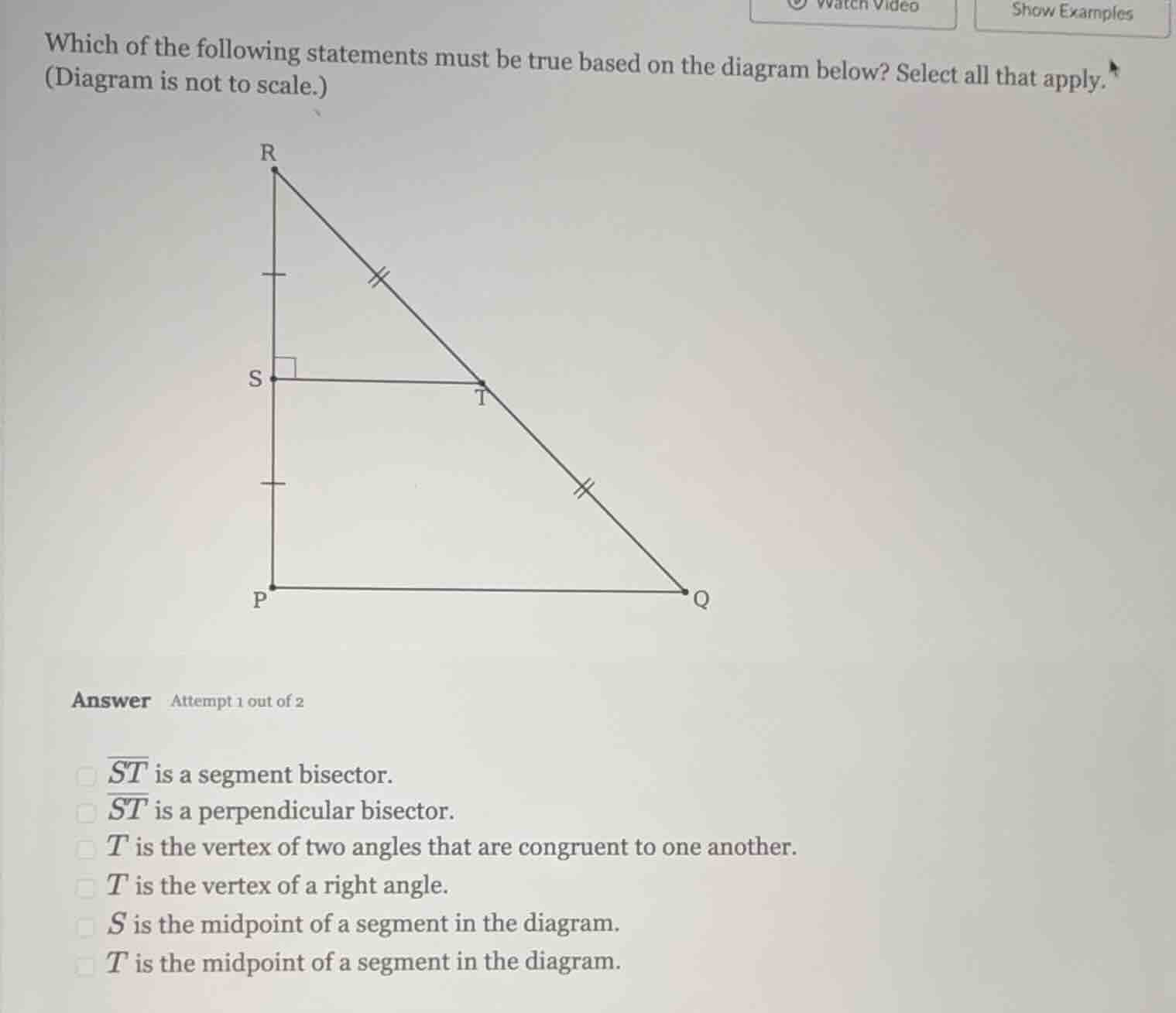 which of the following statements must be true based on the diagram bel…